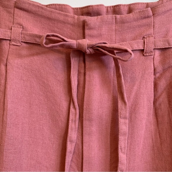 NEW Abercrombie Tie Waist Linen Shorts Medium - Picture 7 of 11